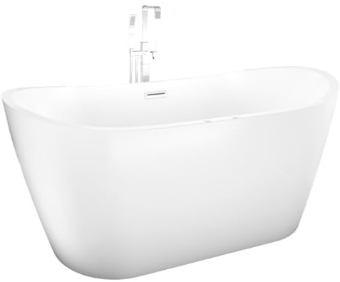AcquaVapore freistehende Wanne F23 180cm Whirlpool Luft & Wasser Armatur AF05