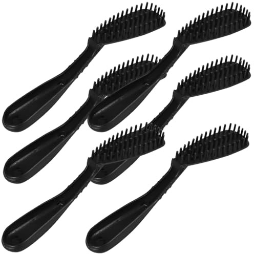 NUOBESTY Juego de 6 Pinceles para Teñir el Cabello Mango Antideslizante Cepillo Aplicador de Tinte de PP Resistente Reutilizable para Salón y Uso Doméstico Apto para Todo Tipo de
