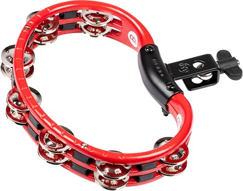 Meinl Percussion Traditional Mountable Tambourine, Rot (TMT2R)