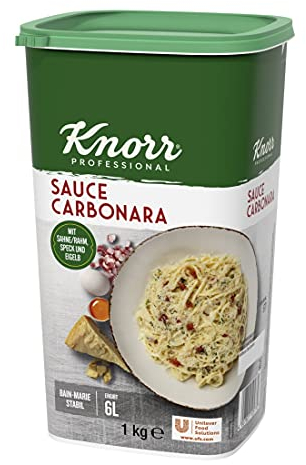 Knorr Sahne Sauce Carbonara 1 kg, 1er Pack (1 x 1 kg)
