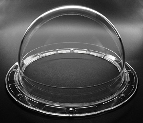 Detoria 5.6 Inch Acrylic Indoor/Outdoor CCTV Clear Dome Camera Cover Security Dome Camera Housing