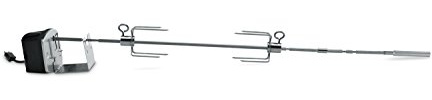 Weber 7652 Rotisserie for Use with Genesis II & II LX 2 & 3 Burner 300 Series Grills
