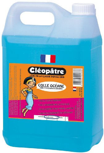 Cleopatre oad5l – Colla sintetica trasparente/colla blu/trasparente Bidone da 5 litri