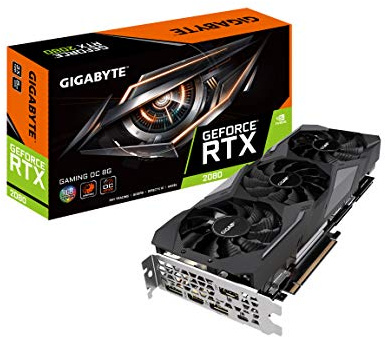 GIGABYTE GeForce RTX 2080 Gaming OC 8 GB grafikkort GV-N2080GAMING OC-8GC