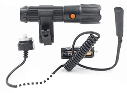 Torcia tattica professionale con puntatore laser rosso