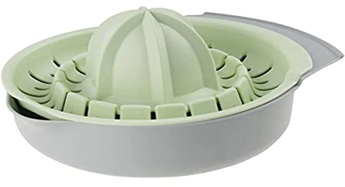 FACKELMANN Zitronenpresse, lichtgrau/mintgrün, 170x140x60 mm, 33001