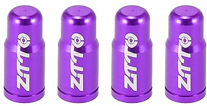 X AUTOHAUX 4pcs Tire Valve Caps French Dust Covers for Bicycle Road Bike Purple