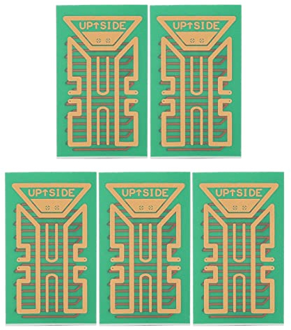 Adesivi per Potenziamento del Segnale del Telefono Cellulare da 5 Pezzi, Adesivi per Ripetitore del Segnale Portatile, Amplificatore per Ripetitore Dell'antenna Mobile per Walkie-talkie per Segnale Mi