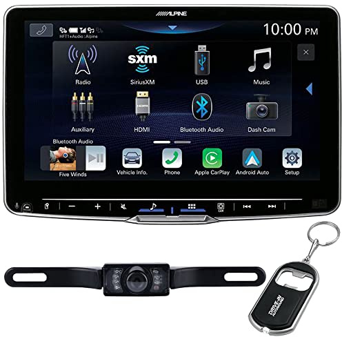 Alpine ILX-F509 9 Touchscreen Digital Multimedia Receiver (Does Not Play CDs) with License Plate Camera