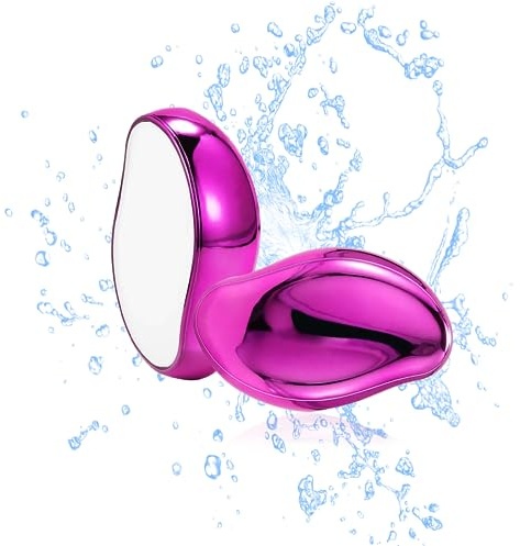 Kit de borrador de pelo de cristal (paquete de 1) | Piedra de depilación para mujeres y hombres | Juego de removedor de pelo suave y sedoso | Dispositivo portátil sin dolor | Morado