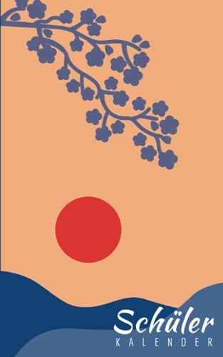 Schülerkalender 2023/24 Japan: Für schüler mädchen jungen - 1 tag 1 seite - von August 23 bis Juli 24 - Hausaufgabenheft grundschule gymnasium oberstufe universität