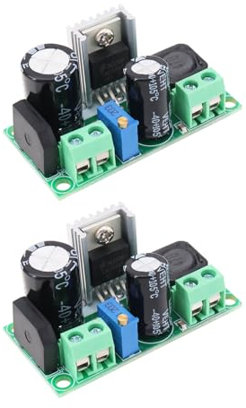 EMSea 2Pcs AC DC to DC Step-Down Buck Converter AC 5-30V DC 5-48V to DC 3.3-33V Power Supply Module Adjustable Output Voltage Downward Module
