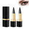 2 Stück Matte Schnell Trocknender Eyeliner | 2024 Neu Wischfester Schwarzer Eyeliner Stift Gel | Wasserfester Lidschatten | Intensive Blicke Long-Lasting Weich Glatt Cremige Kajalstifte