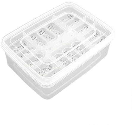 Inkubator Reptilien Reptilien-Brutkasten, 16 Gitter, transparenter Reptilien-Inkubator, Brutkasten, Brutschale, Brutkasten for Gecko-Echsen Brutautomat(Color2)