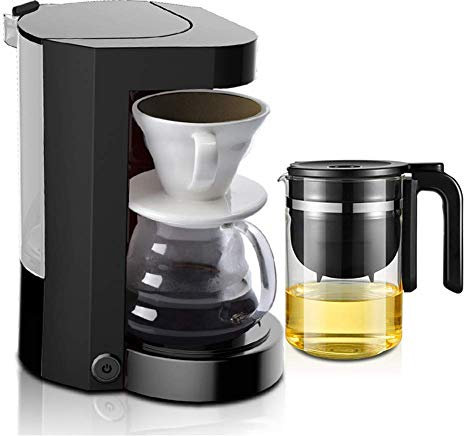 CVNIMV Cafetera Espresso automática para Uso doméstico, cafetera de Goteo de Vidrio para Uso Comercial