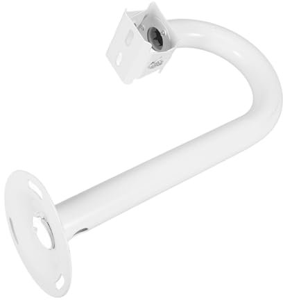 Cabilock Soporte Metálico Para Cámara De Seguridad Rotación 360°, Soporte Para Cámara Exterior Resistente y Estable, Montaje Pared Para Seguridad Doméstica y Comercial, Color Hierro U-shaped