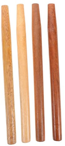Toyvian 4 Pcs Axe Handle Replacement Wooden Hoe Replacement Handle for Garden Tools and Farming Reducing Effort in Gardening and Agriculture