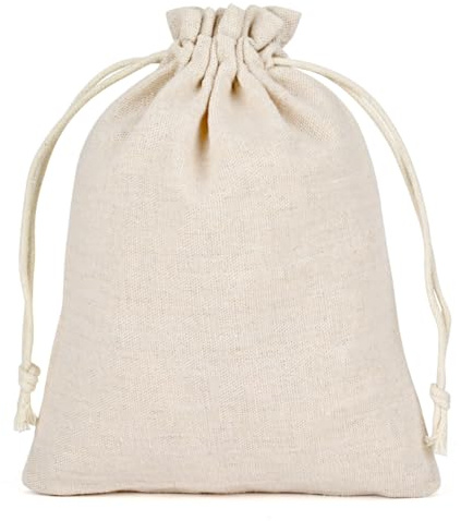 SXUUXB 20 Sacchetti di Cotone con Coulisse 17 x 23 cm,Sacchetti Stoffa, Sacchettini Regalo,Bustine Regalo Piccole,Sacchetto cotone per Compleanno, Matrimonio, Festa dei Bambini, Battesimo,fai da te