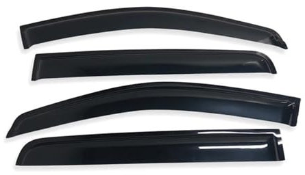 DQRG Regenabweiser Für Ford Für Ranger Für Wildtrak Sport XLT XLS XL Für Model 2023-2025 Fenster Visier Sun Vent Regen Schild Seite Windabweiser Windabweiser Autofenster