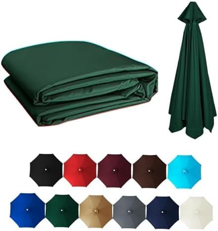 Housse de protection UV pour parasol de jardin, terrasse, piscine, plage – Ne se décolore pas, solution d'ombrage durable pour l'extérieur