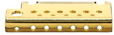 RuiJOTWAT 2-Point Electric Guitar Tremolo Bridge Plate For 6 String Strat Style Guitar Replacement Parts Gold