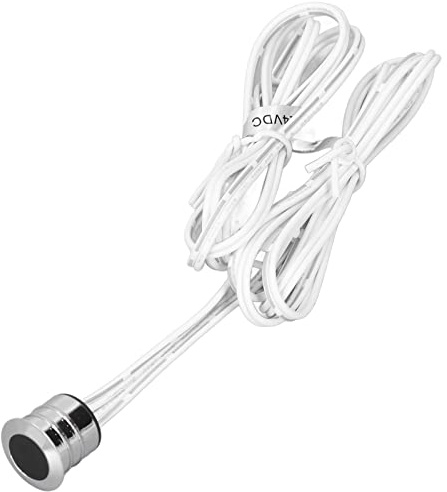 Generic Interruptores de Sensor de Barrido Manual por Infrarrojos Aleación de Aluminio LED On/Off Inducción de Onda para Control de Luz de Armario, DC5-24V de bajo Voltaje, 1 Interruptor para Uso