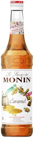 Jarabe de Caramelo Premium MONIN 700 ml | Sabor a caramelo con cuerpo para bebidas de café, café con leche, cócteles y recetas de postres dulces