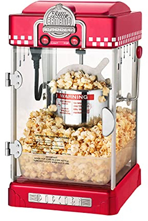 Great Northern Popcorn Company 83-DT5621 Northern Company Red GNP Little Bambino 2-1/2 Ounce Retro Style Popcorn Popper Machine, 2.5 Ounce