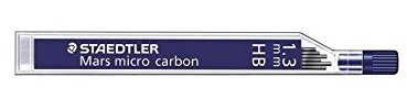 STAEDTLER DruckbleistiftMinen ´Mars micro carbon´ 1.3mm 251-HB - 2 * 6 Stück