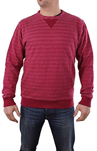 Timberland Herren Sweatshirt Halls Stream Crew Gr. M (M, Rot)
