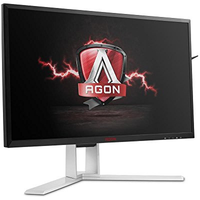 AOC AGON AG241QG Monitor Gaming da 23,8, QHD, 2560 x 1440, 165 Hz, 1 msec, Speaker, DP, HDMI, 4 Porte USB, G-Sync, Nero