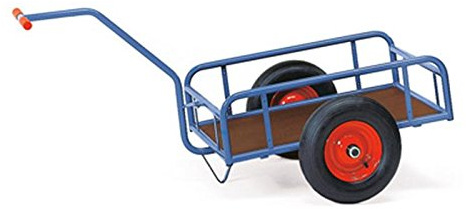 Fetra Handwagen 4103V - Metall, Schlauchloser Reifen, 2 Räder