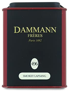 Dammann Smokey 496 - Thé noir aromatisé, boîte 100g - Dammann Frères