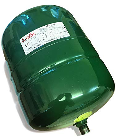 ELBI Vaso di espansione polifunzionale DP 18 litri a membrana fissa con guaina protettiva per acqua sanitaria o riscaldamento (18 Litri)