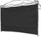 NINAT Parasole Sunwall 3M per gazebo, tenda impermeabile, per gazebo a gamba dritta, solo 1 confezione da parete laterale (telaio a baldacchino non incluso), pannello nero