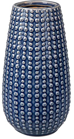 Keramikvase für Blumen, Weiß, Moderne Blumenvase 23 cm, Dekorative Vase für Pampasgras, Vintage, Handgefertigte Keramikvasen, Geschenk für Zuhause, Wohnzimmer, Schlafzimmer, Schreibtisch