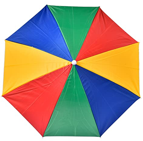 Moxeupon Freihändiger Regenschirm, Faltbarer Regenschirmhut Für Erwachsene Und Kinder, Freihändiger Fischen-Regenschirm-Hut UV-Schutzschirm Für, Golf, Camping, Gartenarbeit Im Freien