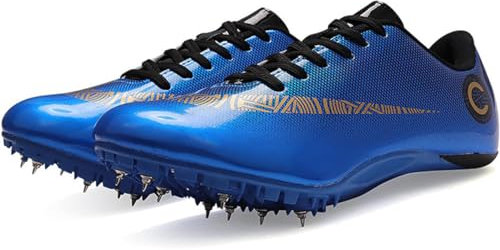 Zapatillas De Atletismo Zapatillas para Correr Profesionales Zapatillas Deportivas con Clavos De 8 Clavos para Hombres Y Mujeres Antideslizante Zapatillas Cómodas para Sprint,004,37EU