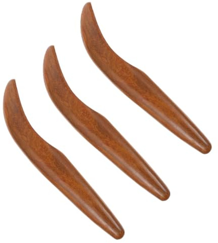 3 Stück Handmassagegerät für Rücken und Körper | Scented Wood, Sicherer Druckstab, Leicht zu Tragen, für Familien und Outdoor Anwendung