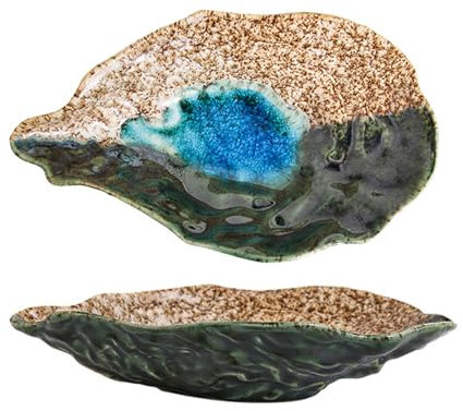 BURLOE B,450ML, Insalatiere Insalatiera Grande Ceramica, Ceramica Multicolore Piatti Pasta Profondo Singolo Verde Chiaro Set Ciotole Ciotole Cereali Ciotole Ciotola Zuppa Colorata