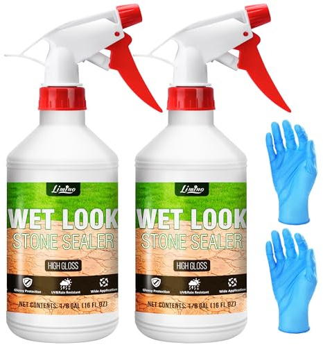 Impregnazione pietra – 1L rivestimento effetto bagnato per esterni e interni, impermeabile e antimacchia