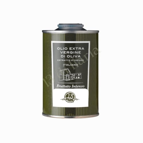Olio Extra Vergine di Oliva Fruttato Intenso 250 ml – Estratto a Freddo | Olio extra vergine di oliva estratto a freddo dal gusto intenso, ideale per carni rosse, legumi, zuppe e bruschette