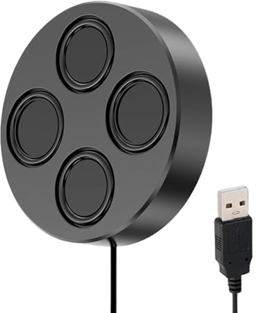 Altavoz Portátil Inalámbrico,Reproductor Estéreo Con Cable USB Con Graves Este Altavoz Inalámbrico Garantiza Portabilidad Ma,Altavoces PC Compactos | Para PC Oficina Sala De Juego TV Espacio Vehículo