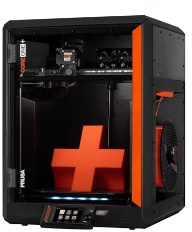 Original Prusa CORE One+ CoreXY 3D Printer - For Home & Business - Professional & Beginner Friendly - Free HF Nozzle & Filament - Fast & Fully enclosed & Ready-to-Use - Large Print Area 9.8x8.6x10.6in