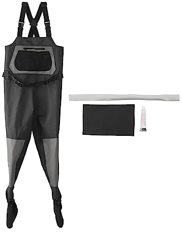 MechKit Hüftwathose mit Stiefelfuß, Wathose zum Angeln, atmungsaktiv, bequem, für Erwachsene, Angeln im Freien, Wasserarbeit, Nylon-Tauchstoff, wie abgebildet, XXL