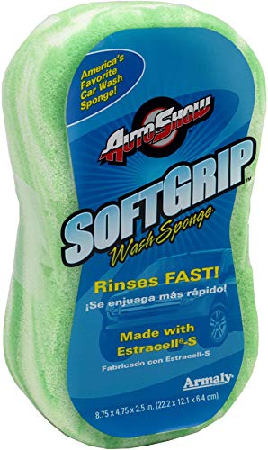 Armaly Brands 11802 Scratch Free Autoshow Soft Grip Utility Sponge, 8.75, Green