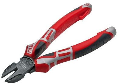 NWS 134-69-160 - Alicate Corte Diagonal Modelo sueco Serie 69 Largo 160 mm, Red, Grey