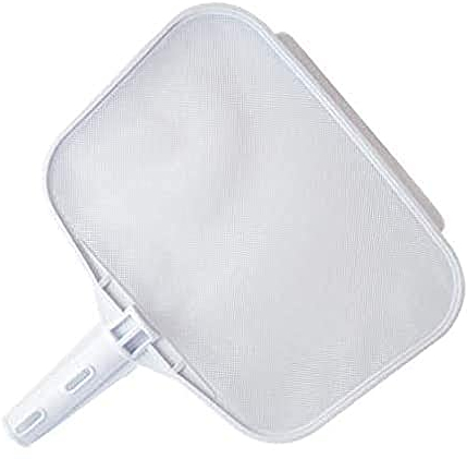 Siqua Recogehojas Plano Piscina Profesional con Palomilla – Red de Limpieza Superficie Agua, Malla Fina, Plástico Reforzado, Compatible con Pértigas 2,5 cm Ø, Ligero y Resistente