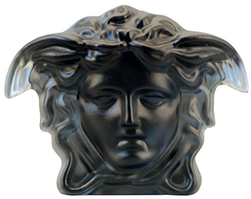 Rosenthal Versace Treasury Briefbeschwerer in schwarz