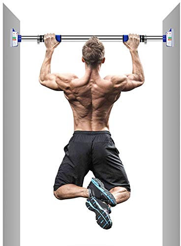WXYZ Pull-Up Bars Klimmzugstange Stahlstange An Der Tür, Kinnstange Mit Sicherheitsschloss, Leicht Zu Zerlegen, Einstellbar 73-94 cm, 92-125 cm, 110-140 cm (Size : 73-94cm)